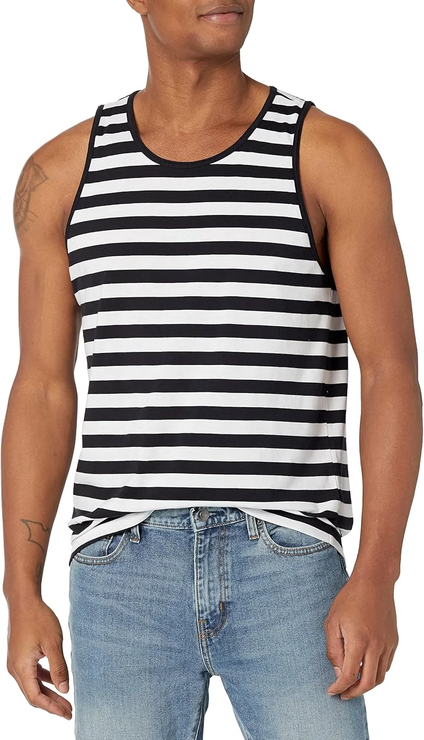Amazon Essentials Men's Tank Top, Regular-Fit Undershirt