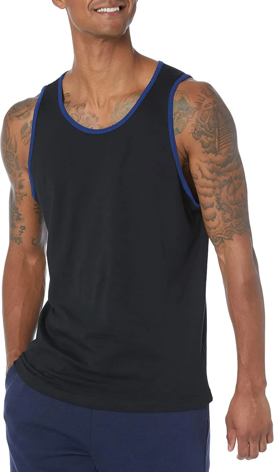 Amazon Essentials Men's Tank Top, Regular-Fit Undershirt
