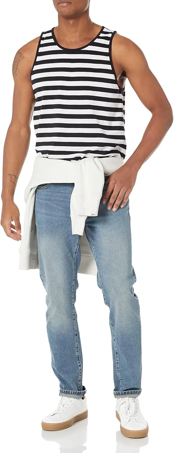Amazon Essentials Men's Tank Top, Regular-Fit Undershirt