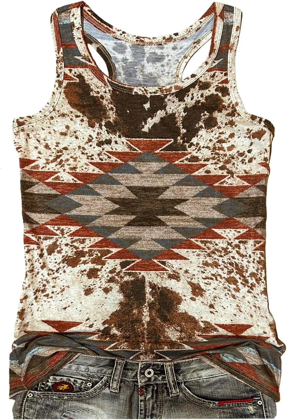 Graphic Tees for Women Summer Tank Tops Vacation Outfits for Women Country Concert Tops Summer Racer Back Tank Tops