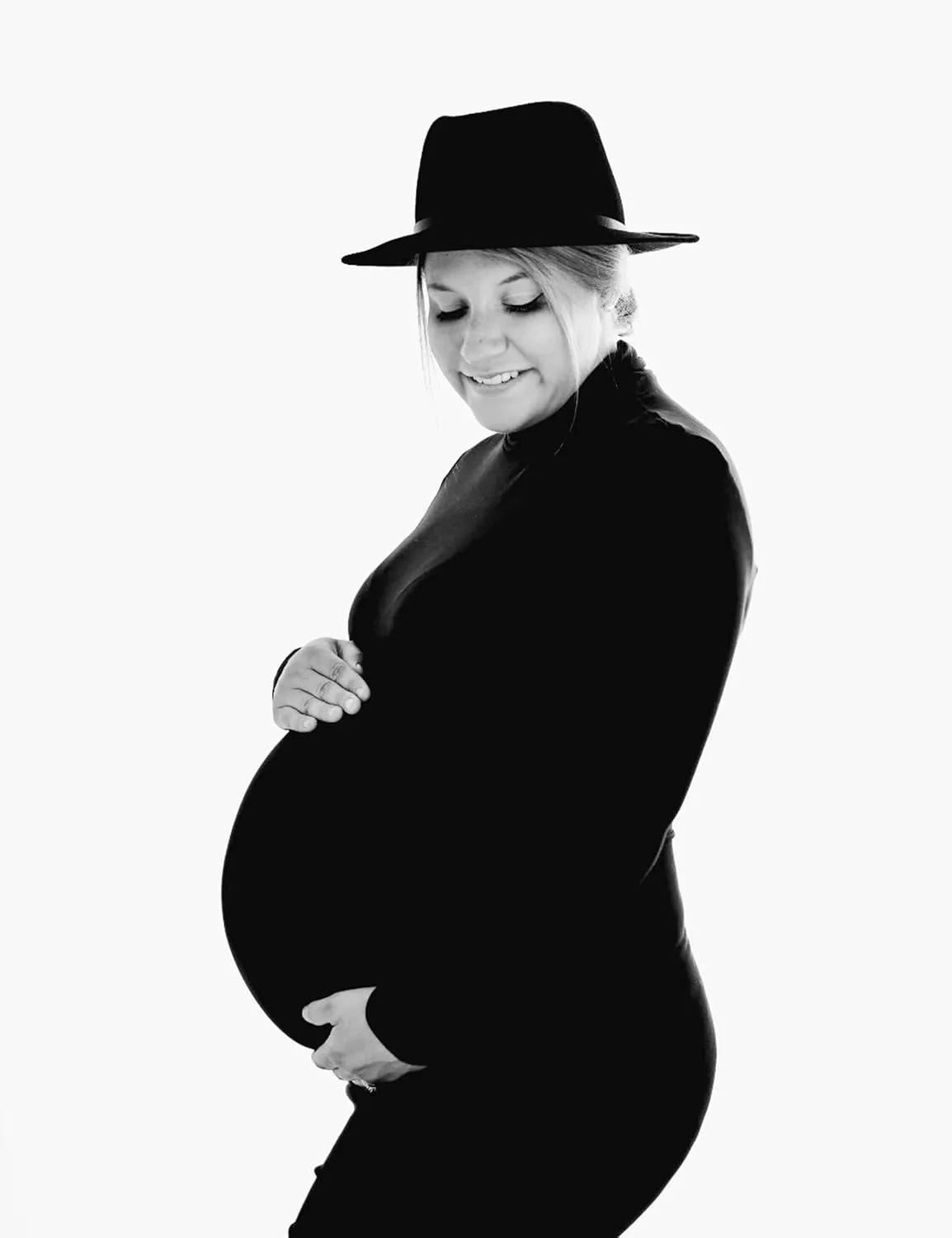 Maternity Dresses for Women Winter Long Sleeve Maternity Bodycon Dress for Baby Shower Maternity Photoshoot