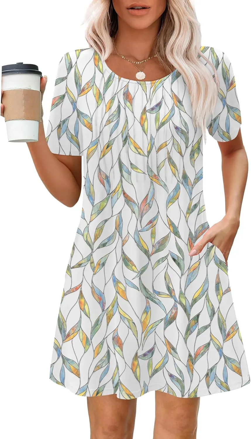 MixShe Summer Dresses for Women Casual Spring Midi Dress S-XXXL
