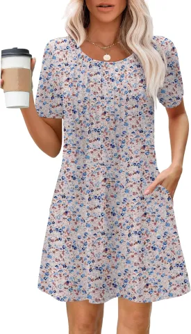 MixShe Summer Dresses for Women Casual Spring Midi Dress S-XXXL