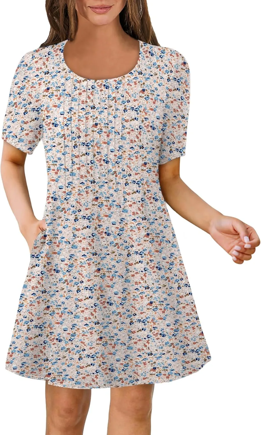 MixShe Summer Dresses for Women Casual Spring Midi Dress S-XXXL