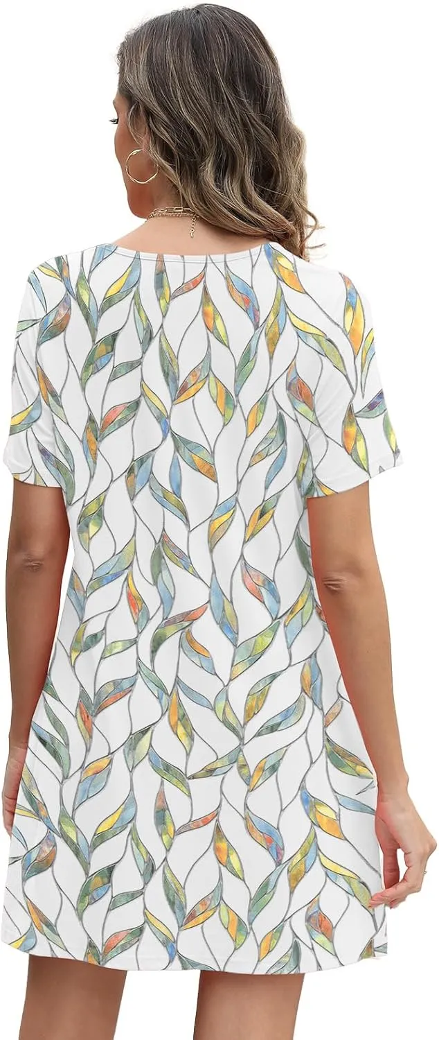 MixShe Summer Dresses for Women Casual Spring Midi Dress S-XXXL
