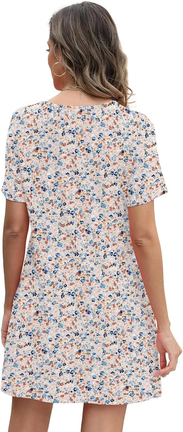 MixShe Summer Dresses for Women Casual Spring Midi Dress S-XXXL