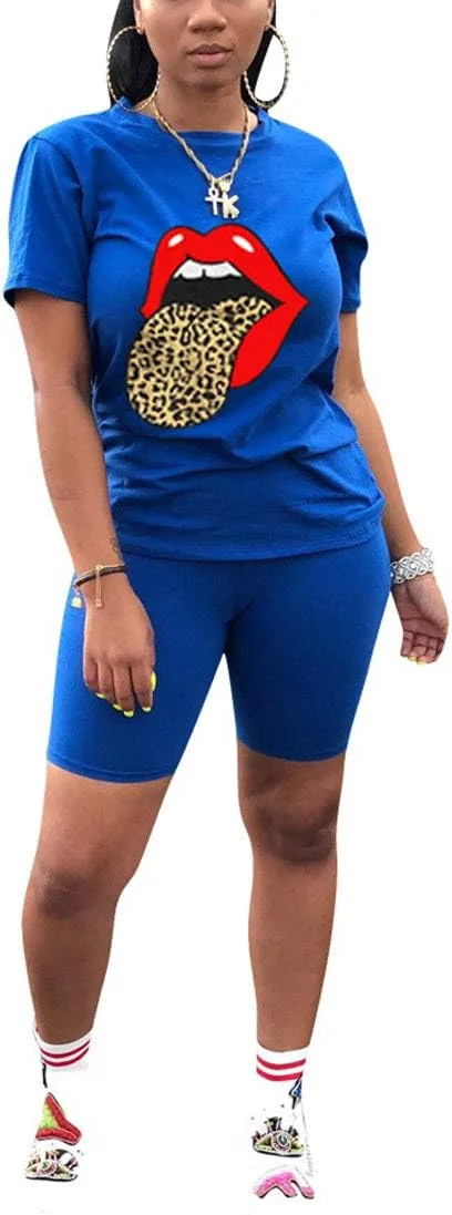 Nimsruc Two Piece Outfits For Women Summer Sweatsuits