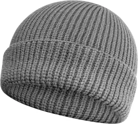 PFFY Trawler Short Fisherman Beanie Roll-up Edge Knit Cuff Beanies Winter Hats for Men Women