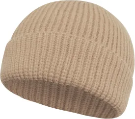 PFFY Trawler Short Fisherman Beanie Roll-up Edge Knit Cuff Beanies Winter Hats for Men Women