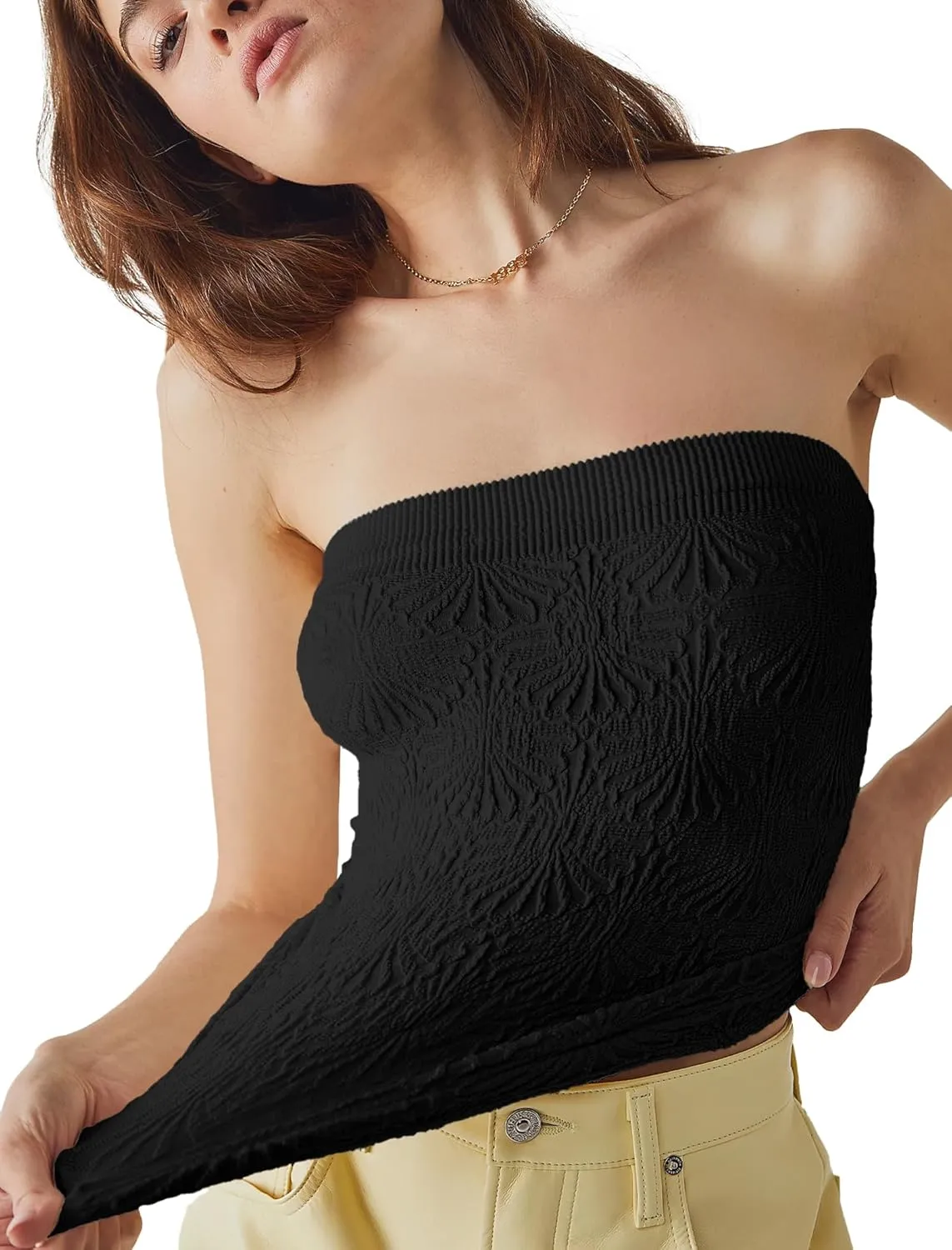 SAMPEEL Tube Tops for Women Summer Outfits Trendy 2024