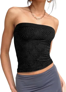 SAMPEEL Tube Tops for Women Summer Outfits Trendy 2024
