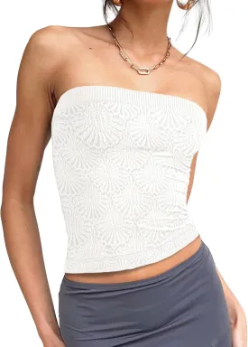 SAMPEEL Tube Tops for Women Summer Outfits Trendy 2024