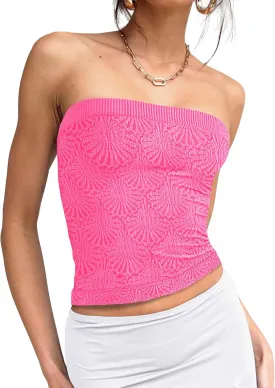 SAMPEEL Tube Tops for Women Summer Outfits Trendy 2024