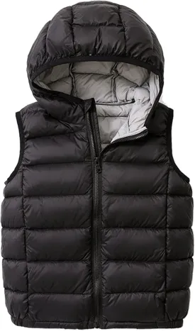 SK Studio Boys Girls Lightweight Down Vest Winter Sleeveless Puffer Jacket for Kid