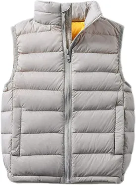 SK Studio Boys Girls Lightweight Down Vest Winter Sleeveless Puffer Jacket for Kid